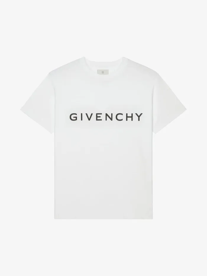 Givenchy GIVENCHY Archetype Oversized Tshirt In Cotton White Men TShirts