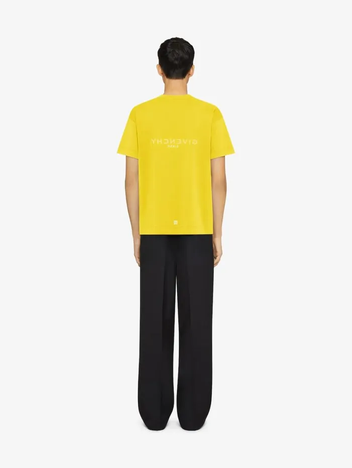 Givenchy GIVENCHY Archetype Slim Fit Tshirt In Cotton Sunflower Men TShirts