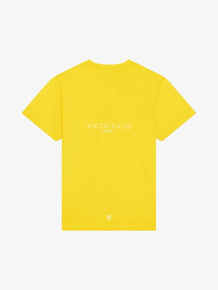 Givenchy GIVENCHY Archetype Slim Fit Tshirt In Cotton Sunflower Men TShirts
