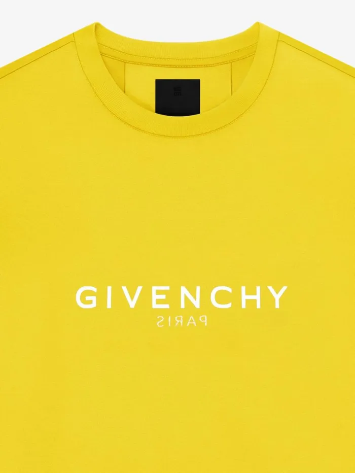 Givenchy GIVENCHY Archetype Slim Fit Tshirt In Cotton Sunflower Men TShirts