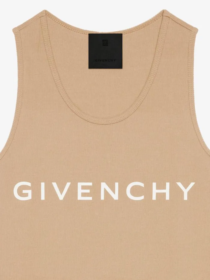 Givenchy GIVENCHY Archetype Tank Dress In Jersey Beige Cappuccino Women Dresses