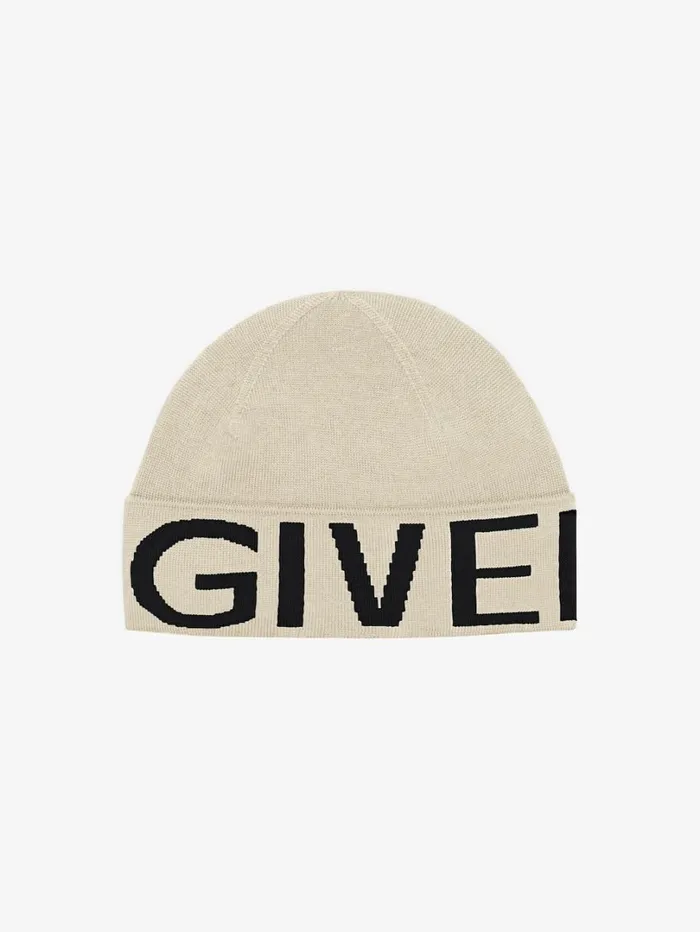 Givenchy GIVENCHY Beanie In Wool Clay Men Beanies and Caps