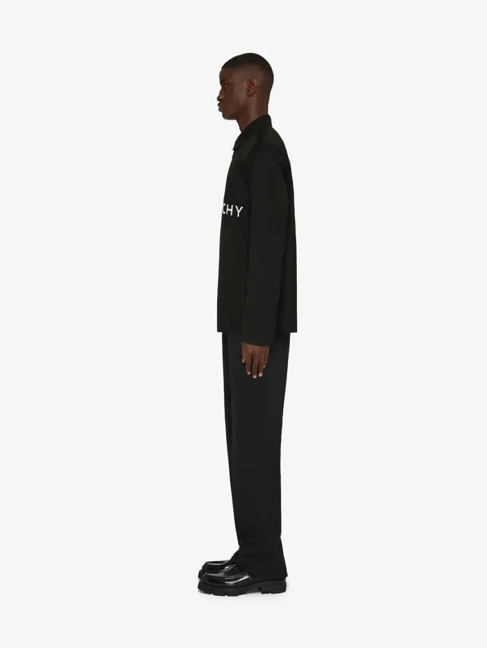 Givenchy GIVENCHY Boxy Fit Shirt In Poplin Black Men Shirts