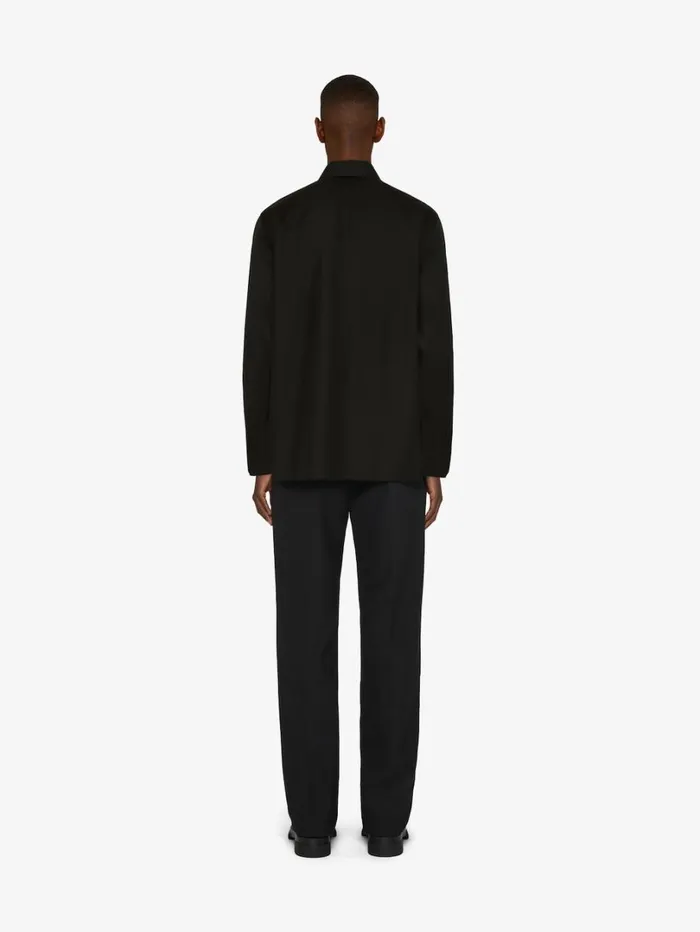 Givenchy GIVENCHY Boxy Fit Shirt In Poplin Black Men Shirts