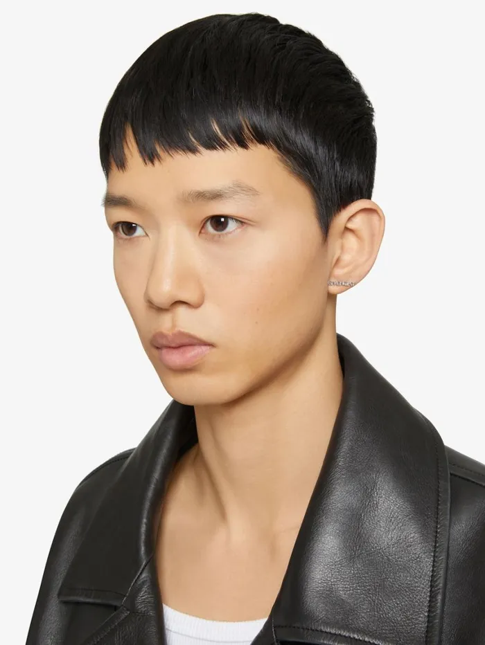 Givenchy GIVENCHY Earrings In Metal Silvery Men Jewelry Givenchy GIVENCHY Earrings In Metal Silvery Men Jewelry