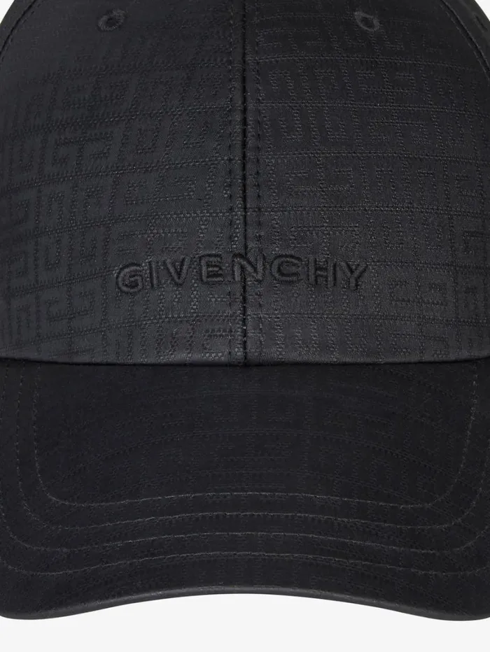 Givenchy GIVENCHY Embroidered Cap In 4G Nylon Black Men Beanies and Caps Givenchy GIVENCHY Embroidered Cap In 4G Nylon Black Men Beanies and Caps