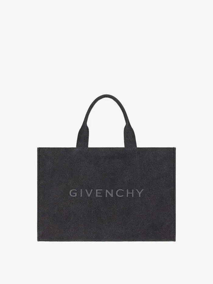 Givenchy GIVENCHY Tote Bag In Canvas Black Men Crossbody Bags