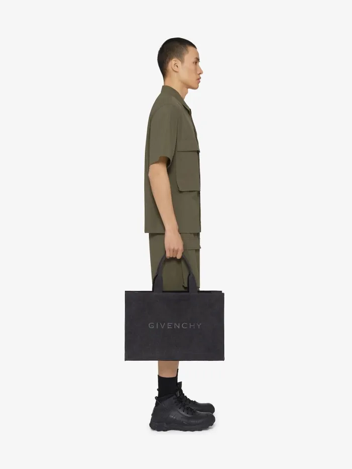 Givenchy GIVENCHY Tote Bag In Canvas Black Men Crossbody Bags Givenchy GIVENCHY Tote Bag In Canvas Black Men Crossbody Bags