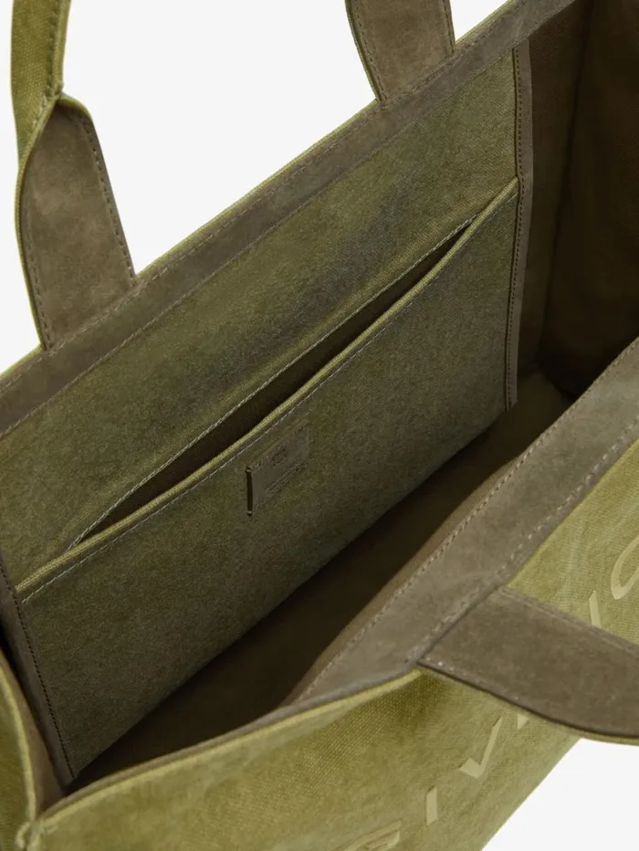 Givenchy GIVENCHY Tote Bag In Canvas Khaki Men Crossbody Bags Givenchy GIVENCHY Tote Bag In Canvas Khaki Men Crossbody Bags