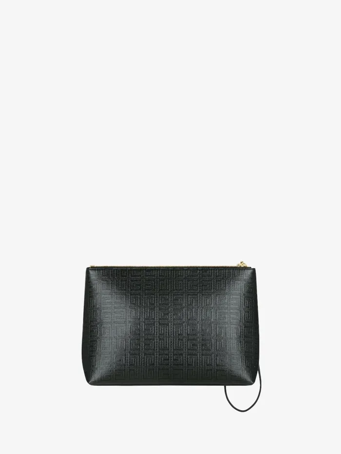 Givenchy GIVENCHY Travel Pouch In 4G Coated Canvas Black Women Wallets and Card Holders Givenchy GIVENCHY Travel Pouch In 4G Coated Canvas Black Women Wallets and Card Holders