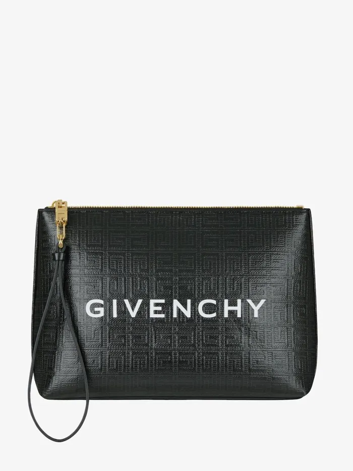 Givenchy GIVENCHY Travel Pouch In 4G Coated Canvas Black Women Wallets and Card Holders Givenchy GIVENCHY Travel Pouch In 4G Coated Canvas Black Women Wallets and Card Holders