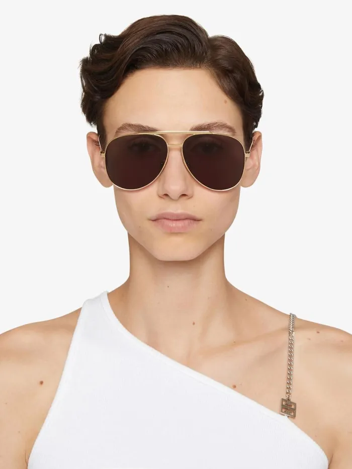 Givenchy GV Speed Unisex Sunglasses In Metal Golden WomenMen Sunglasses Givenchy GV Speed Unisex Sunglasses In Metal Golden WomenMen Sunglasses