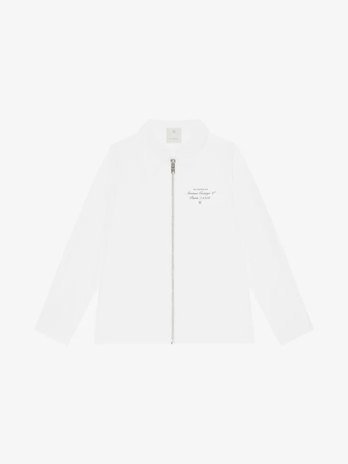 Givenchy Longsleeved Shirt In Poplin White Men Baby 1 Month To 3 Years