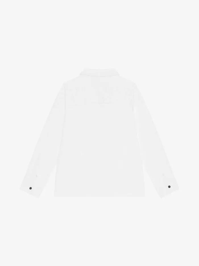 Givenchy Longsleeved Shirt In Poplin White Men Baby 1 Month To 3 Years Givenchy Longsleeved Shirt In Poplin White Men Baby 1 Month To 3 Years
