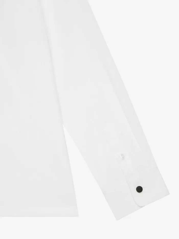 Givenchy Longsleeved Shirt In Poplin White Men Baby 1 Month To 3 Years Givenchy Longsleeved Shirt In Poplin White Men Baby 1 Month To 3 Years