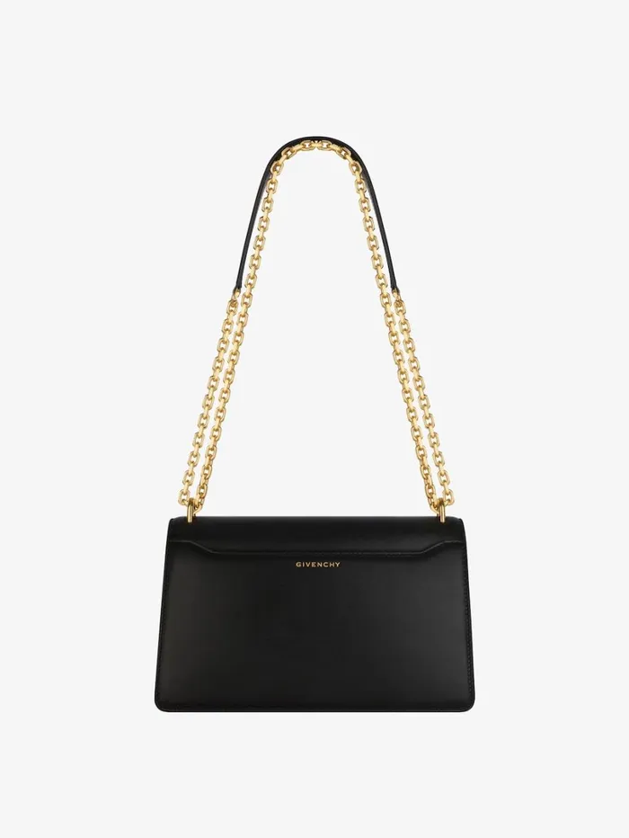 Givenchy Medium 4G Bag In Leather With Chain Black Women Crossbody Bags Givenchy Medium 4G Bag In Leather With Chain Black Women Crossbody Bags