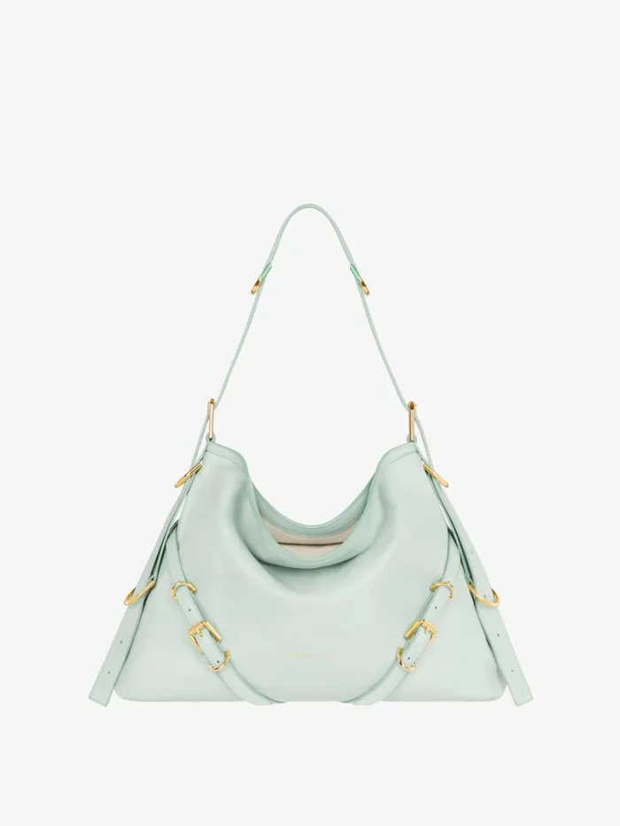 Givenchy Medium Voyou Bag In Leather Celadon Women Crossbody Bags