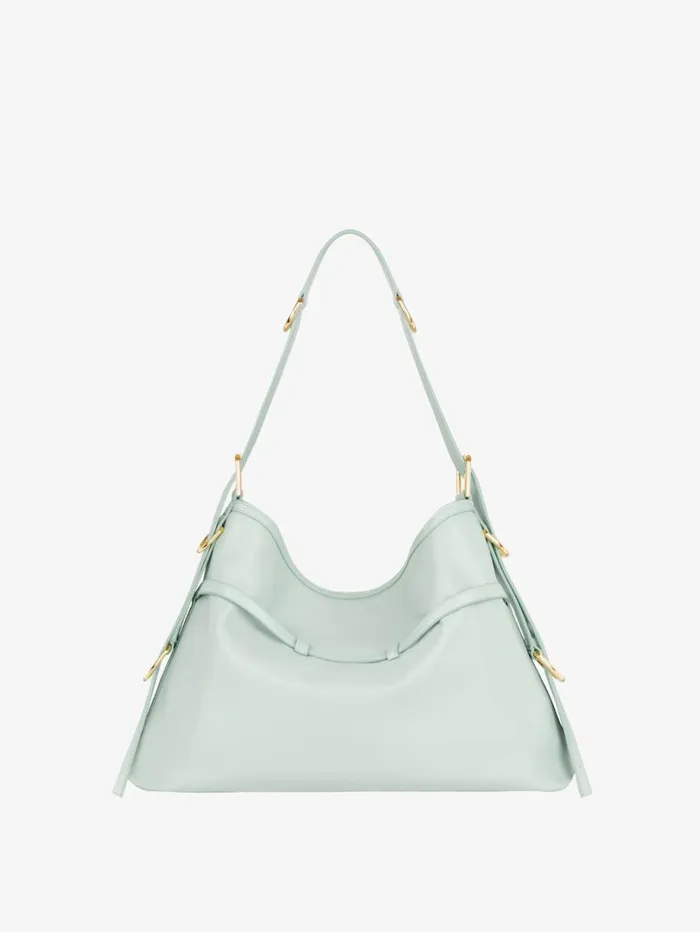 Givenchy Medium Voyou Bag In Leather Celadon Women Crossbody Bags Givenchy Medium Voyou Bag In Leather Celadon Women Crossbody Bags