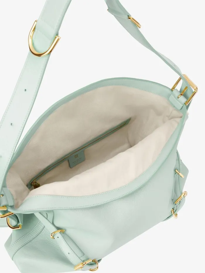 Givenchy Medium Voyou Bag In Leather Celadon Women Crossbody Bags Givenchy Medium Voyou Bag In Leather Celadon Women Crossbody Bags