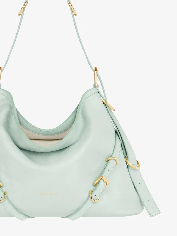 Givenchy Medium Voyou Bag In Leather Celadon Women Crossbody Bags Givenchy Medium Voyou Bag In Leather Celadon Women Crossbody Bags