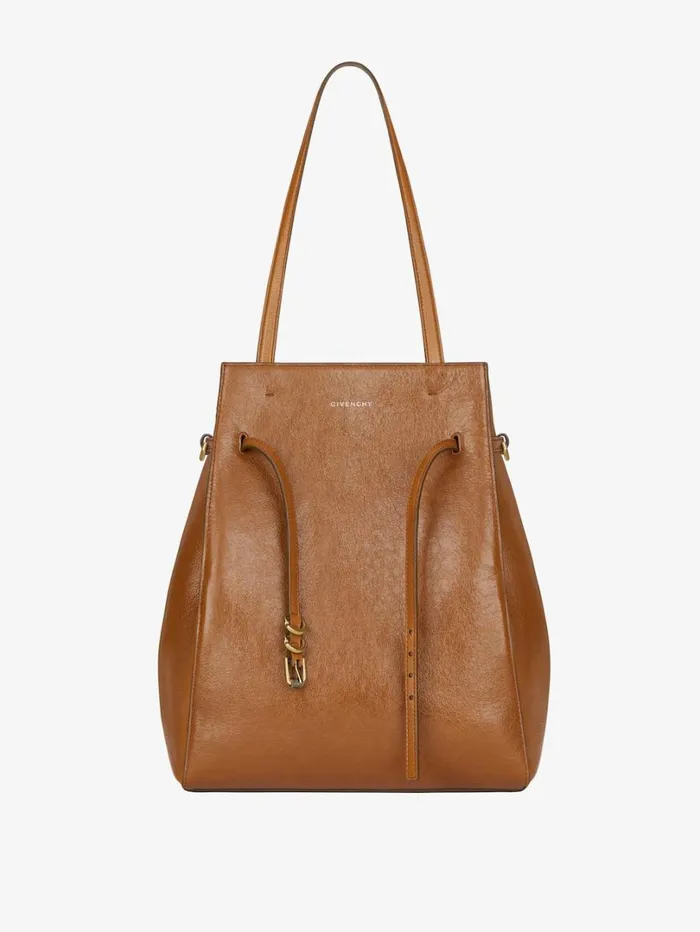 Givenchy Medium Voyou Tote Bag In Leather Soft Tan Women Shoulder Bags Givenchy Medium Voyou Tote Bag In Leather Soft Tan Women Shoulder Bags