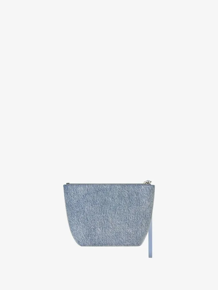 Givenchy Mini GIVENCHY Pouch In Denim Medium Blue Women Wallets and Card Holders Givenchy Mini GIVENCHY Pouch In Denim Medium Blue Women Wallets and Card Holders