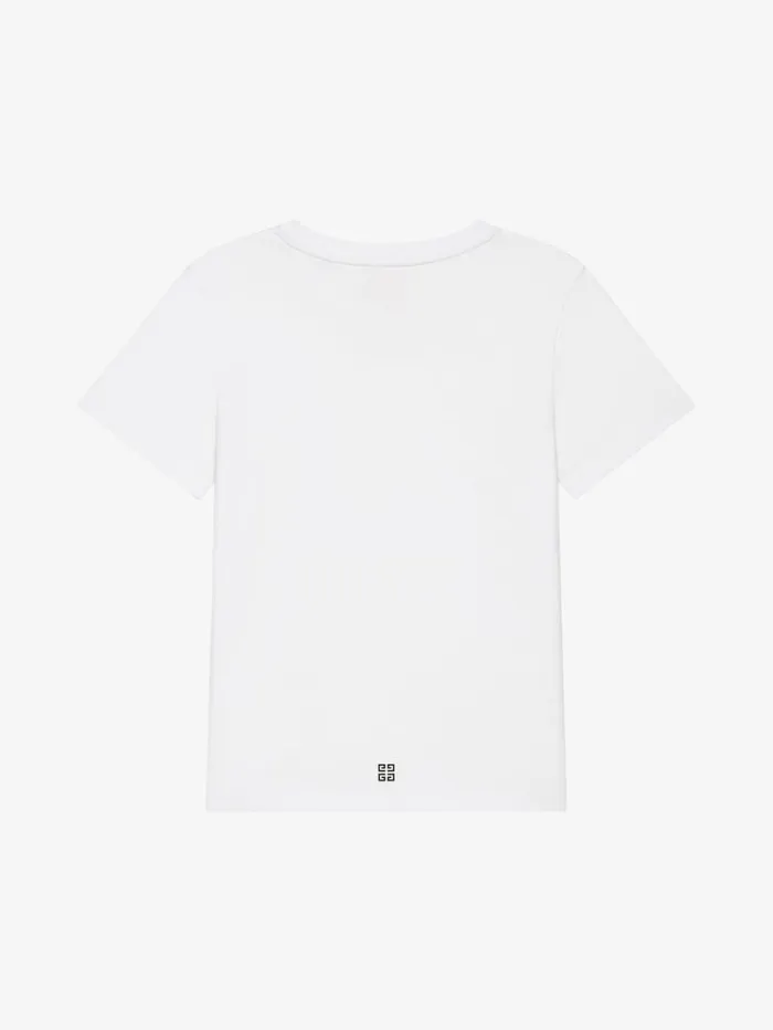 Givenchy Oswald Tshirt In Cotton White Men Boy 4 To 12 Years