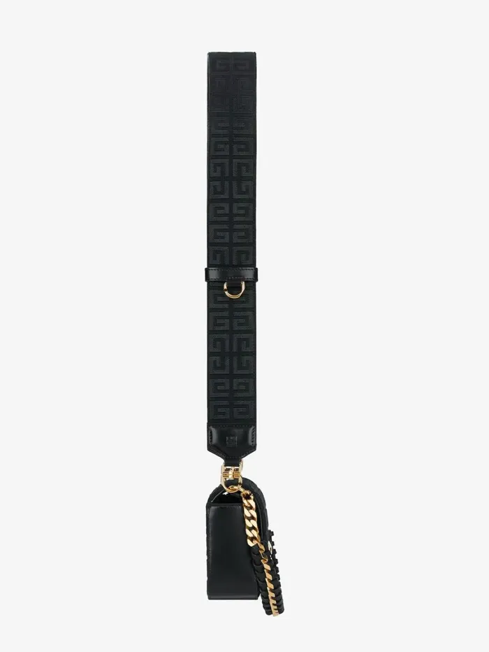 Givenchy Small 4G Bag In 4G Embroidery With Chain Black Women Crossbody Bags Givenchy Small 4G Bag In 4G Embroidery With Chain Black Women Crossbody Bags