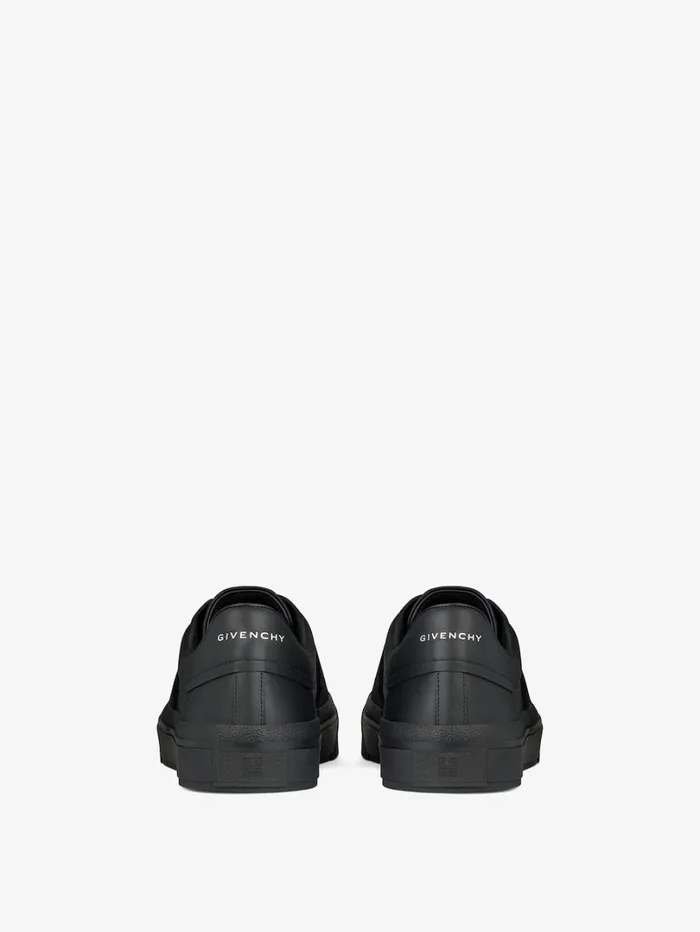 Givenchy Sneakers City Sport In Leather With GIVENCHY Webbing Black Men Sneakers Givenchy Sneakers City Sport In Leather With GIVENCHY Webbing Black Men Sneakers