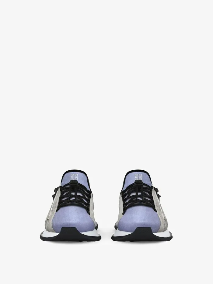 Givenchy Spectre Runner Sneakers In Synthetic Fiber With Zip Lilacsilvery Women Sneakers Givenchy Spectre Runner Sneakers In Synthetic Fiber With Zip Lilacsilvery Women Sneakers