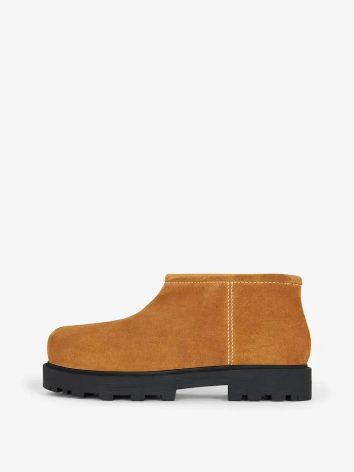 Givenchy Storm Ankle Boots In Suede And Shearling Beige Camel Men Boots and Loafers Givenchy Storm Ankle Boots In Suede And Shearling Beige Camel Men Boots and Loafers