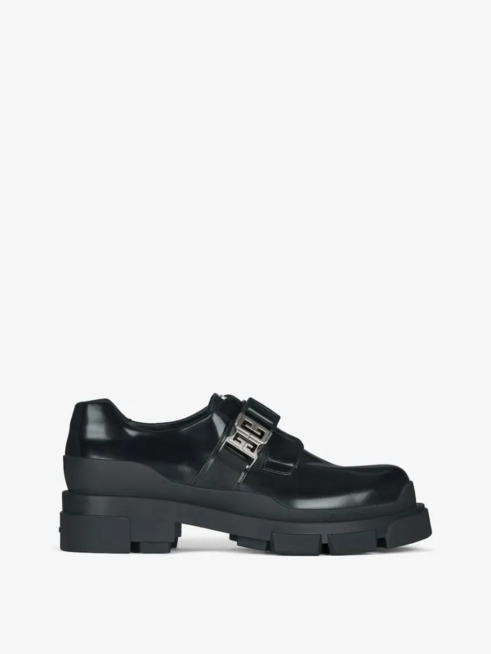 Givenchy Terra Derbies In Leather Black Men Boots and Loafers