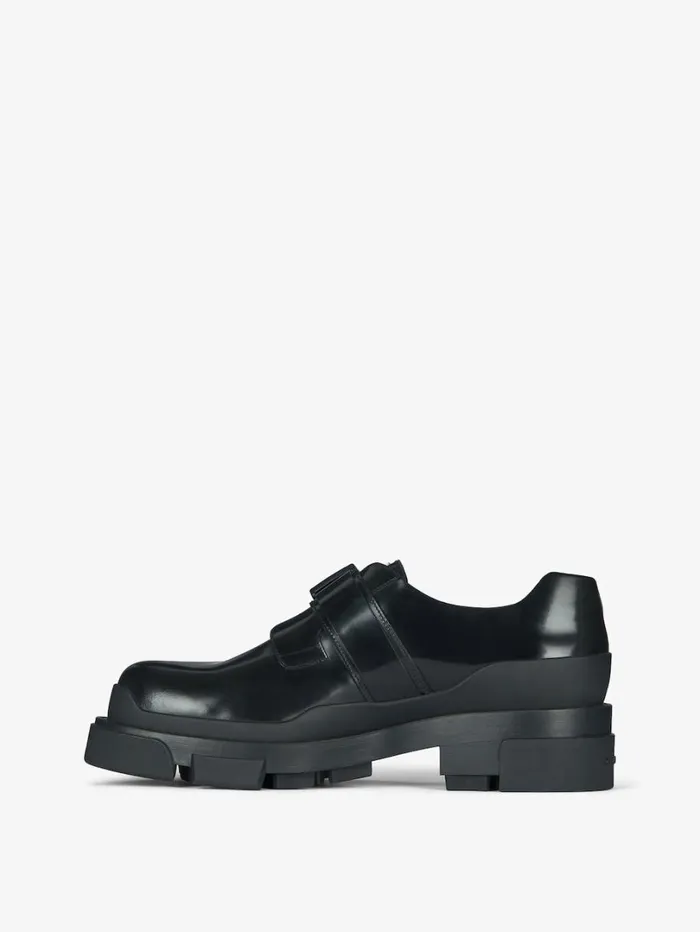 Givenchy Terra Derbies In Leather Black Men Boots and Loafers Givenchy Terra Derbies In Leather Black Men Boots and Loafers