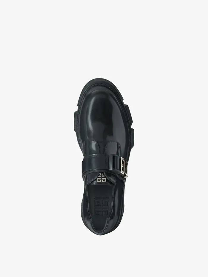 Givenchy Terra Derbies In Leather Black Men Boots and Loafers Givenchy Terra Derbies In Leather Black Men Boots and Loafers