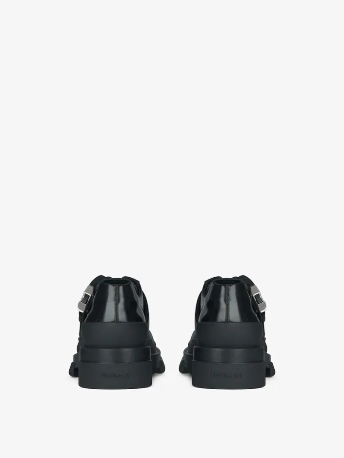 Givenchy Terra Derbies In Leather Black Men Boots and Loafers Givenchy Terra Derbies In Leather Black Men Boots and Loafers