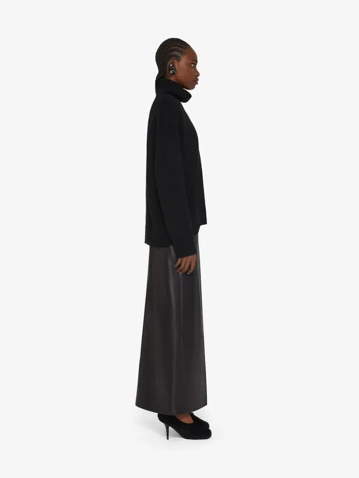 Givenchy Turtleneck Sweater In Cashmere Black Women Knitwear