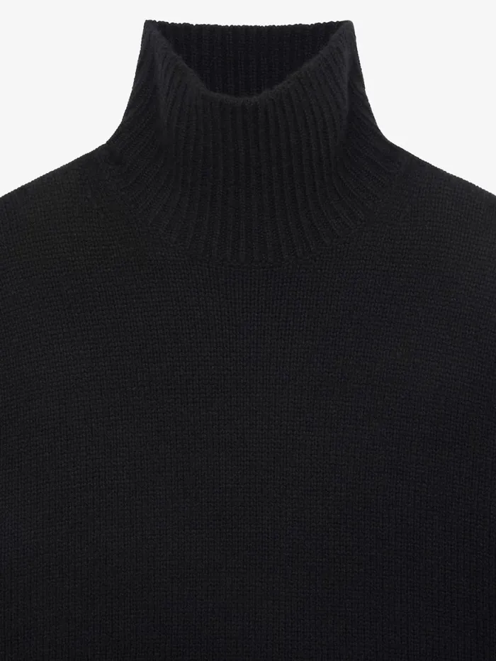 Givenchy Turtleneck Sweater In Cashmere Black Women Knitwear