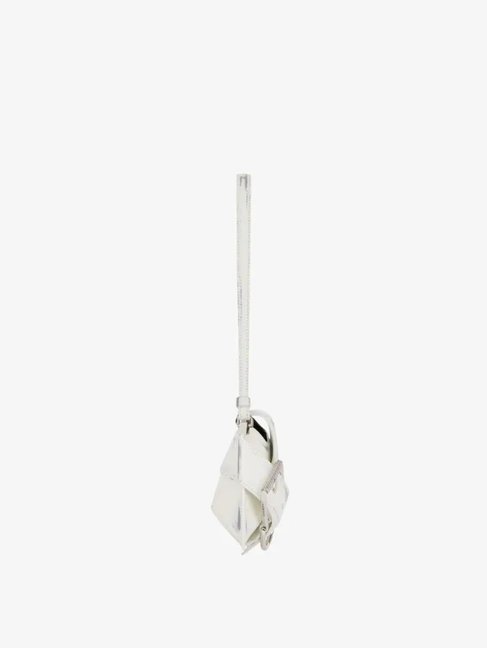 Givenchy Voyou Shoulder Flap Bag In Leather With Floral Pattern Ivory Women Shoulder Bags Givenchy Voyou Shoulder Flap Bag In Leather With Floral Pattern Ivory Women Shoulder Bags