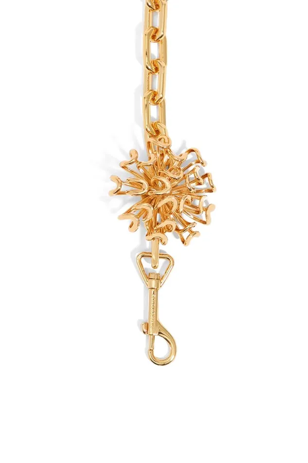 Gold Metal Chrysanthemums Bag Chain Gold Women Bimba Y Lola Bimba Y Palomo Gold Metal Chrysanthemums Bag Chain Gold Women Bimba Y Lola Bimba Y Palomo