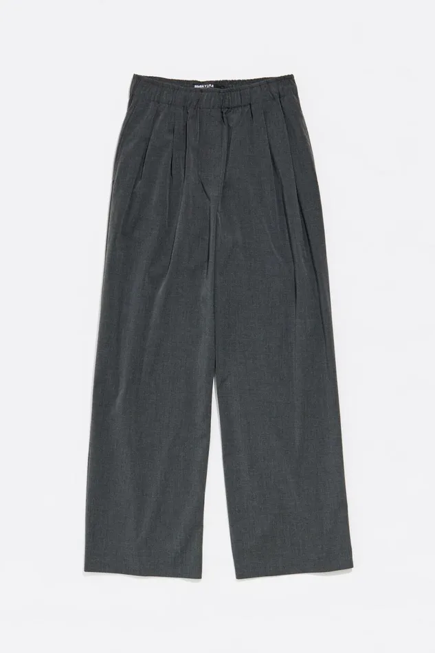 Gray Cool Wool Joggers Grey Women Bimba Y Lola Trousers Gray Cool Wool Joggers Grey Women Bimba Y Lola Trousers