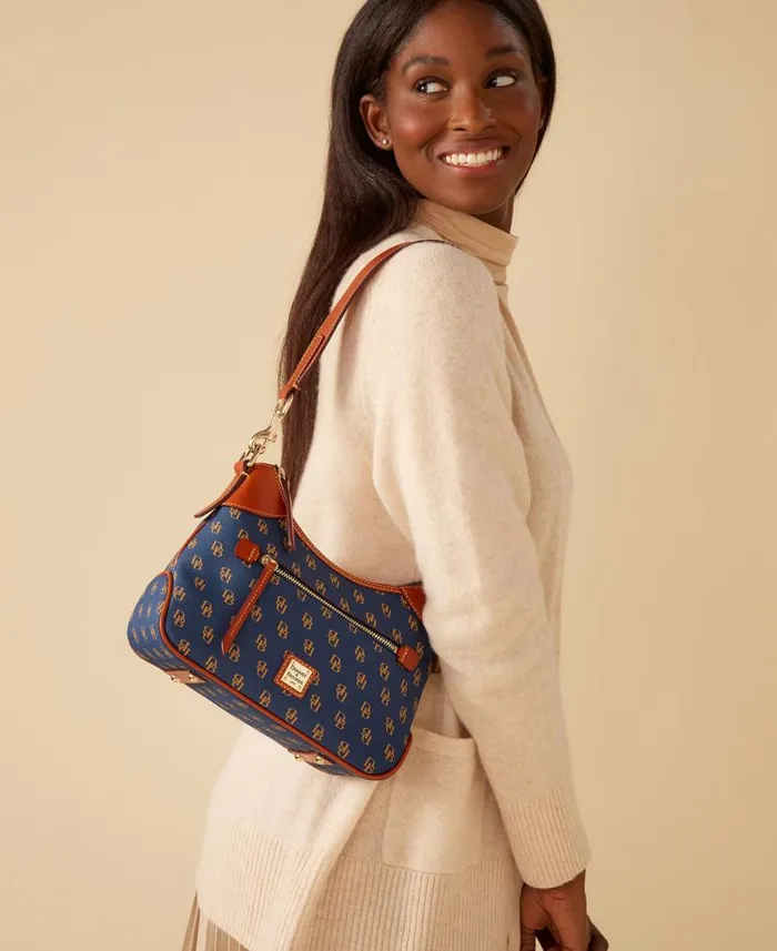 Gretta Small Hobo Brown Tmoro Woman Dooney and Bourke Shoulder Bags Gretta Small Hobo Brown Tmoro Woman Dooney and Bourke Shoulder Bags