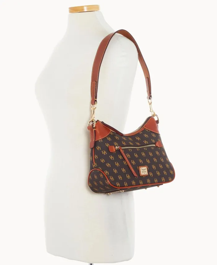 Gretta Small Hobo Brown Tmoro Woman Dooney and Bourke Shoulder Bags Gretta Small Hobo Brown Tmoro Woman Dooney and Bourke Shoulder Bags
