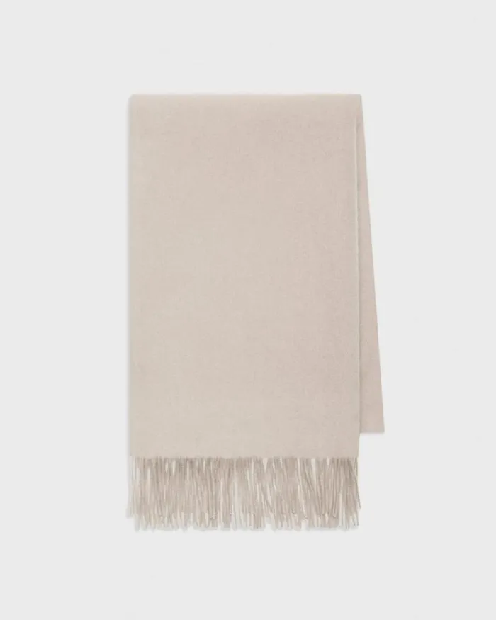 Hats Gloves Scarves Women Theory Classic Scarf In Cashmere Oat Melange Hats Gloves Scarves Women Theory Classic Scarf In Cashmere Oat Melange