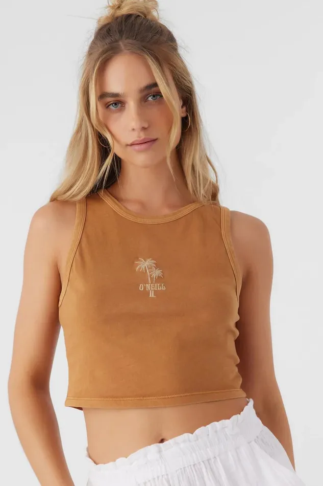 HEAD IN THE PALMS TEE Brown Sugar Women O039NEILL Clothing