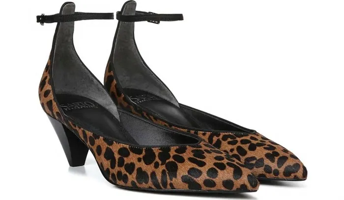 Heels Women Franco Sarto Sarto Coralie 2 Pump Leopard Calf Hair