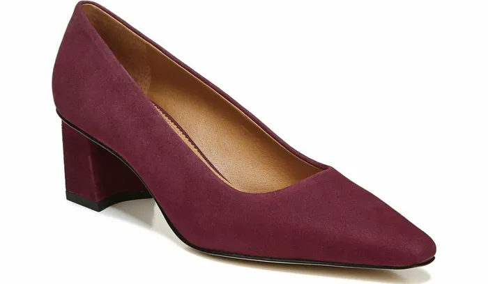 Heels Women Franco Sarto Sarto Regal Pump Bordeaux Suede