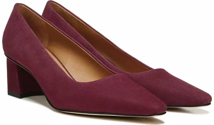 Heels Women Franco Sarto Sarto Regal Pump Bordeaux Suede