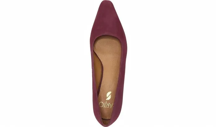 Heels Women Franco Sarto Sarto Regal Pump Bordeaux Suede