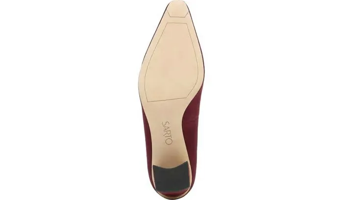 Heels Women Franco Sarto Sarto Regal Pump Bordeaux Suede