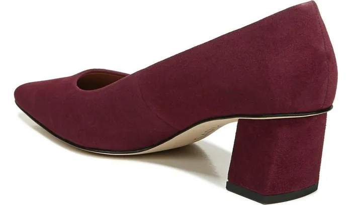 Heels Women Franco Sarto Sarto Regal Pump Bordeaux Suede